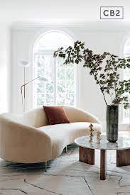 Curvo Sofa Reviews Cb2 Cb2 Living Room Living Room Decor Living Room Furniture Sofas