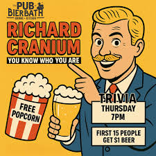 Richard Cranium Trivia Night