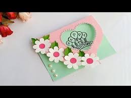 Beautiful Handmade Birthday Card Birthday Card Idea Youtube Birthday Card Craft Handmade Birthday Cards Creative Birthday Cards