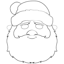 Papa Noel Para Colorear E Imprimir