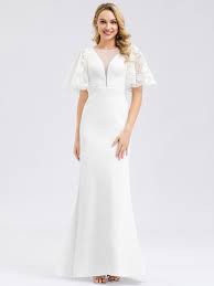 Ever Pretty Womens Floral Lace Bridal Gowns Wedding Dresses For Women 00810 Us4 Ad Lace Ad Bridal Floral Lace Bridal Gown Chic Evening Dress Dresses
