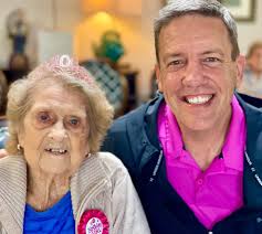 Happy 100th birthday to Ms. Pauline Caverly! She has lived all 100 of those  years right here in Horry County and graduated from Conway High School in  1941. She didn't have any