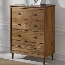 This vertical dresser is made of solid wood with some composite. Alexzander Solid Wood 4 Drawer Dresser Kommode Kommode Kaufen Wohnstile