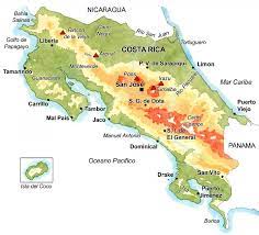 Hallo dies ist das costa rica map kit. Karten Von Costa Rica Mit Strassenkarte Und Sehenswurdigkeiten