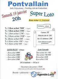 A cette occasion, le traditionnel gâteau des rois sera offert aux participants par le club. Loto Pontvallain Le 19 01 2019 Agenda