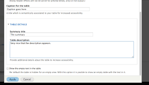 Communicating has a much to do with context as it does with content. Add Option To Set Caption Remove Summary In The Html Table Accessibility 843708 Drupal Org