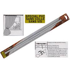 Fixer des tringles à rideaux sans percer. Tringle Rideau Extensible Fenetre Pvc Tringle Rideau Sans Percer Tringle Autobloquante Pour Vitrage Brise Bise Cantonniere