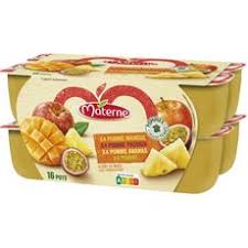 Materne Materne Coupelles Pomme Mangue Passion Ananas Allege En Sucres 16x100g 16x100g Pas Cher A Prix Auchan