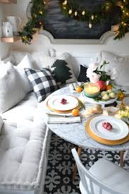 Christmas Entertaining Ideas And Casual Table Setting Nesting With Grace Casual Table Settings Casual Table Christmas Table Settings