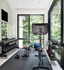 The way the light pours into this room is just divine—we'd never want to leave this little cocoon. 10 Home Gym Ideas Small Space Home Gym Inspo