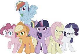 Mlp Vector The Mean Six By Https Jhayarr23 Deviantart Com On Deviantart My Little Pony Comic My Little Pony Cartoon Mlp My Little Pony