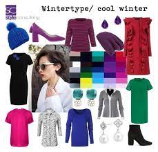 Wintertype Cool Winter Color Type Zwarte Kleren Winter Kleuren Kleren
