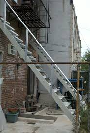 Depending on the application, flights can be configured in various ways. All Steel Outdoor Stair Stringers By Fast Stairs Com