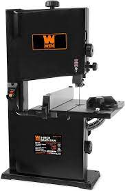 First is the distance between the inner edge of the blade and the throat of the saw. Amazon Com Wen 3959 2 5 Amp 9 Inch Benchtop Band Saw Home Improvement
