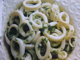 Lemon Garlic Calamari Recipe Food Com Recipe Calamari Recipes Cooking Recipes Healthy Calamari