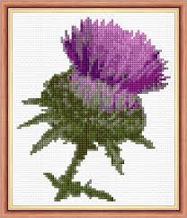 See more ideas about cross stitch patterns, stitch patterns, cross stitch. Scottish Purple Thistle 14 Count Cross Stitch Mini Kit