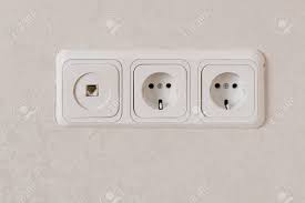 Best reviews guide analyzes and compares all telephone cables of 2021. Two Electric Outlets On Wall Eu Standart And Telephone Plug Copyspace Stock Photo Picture And Royalty Free Image Image 75688157