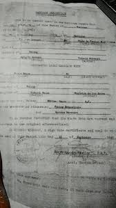 We were able to trace one of the sons of Agapito Ledesma (married to  Valeria Saavedra) FERNANDO S. LEDESMA (married to Maria delos Reyes). A  photocopy of the Marriage Contract was shown.
