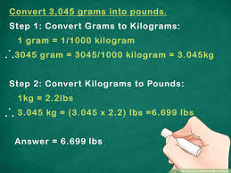 How To Convert Metric Weight To Pounds 7 Steps With Pictures