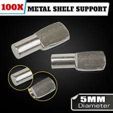 / pair, connectors & shelf supports. 5mm Metal Shelf Supports Pins For Kitchen Cabinet Laundry Furniture Handles And More