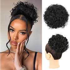Amazon.com : DS004 Curly Ponytail Color 4 Med Dark Brown