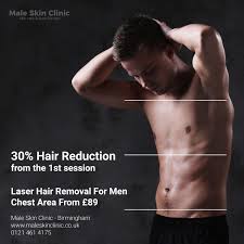 Be sure to use an antibacterial body wash afterwards to clean off any sticky residue. Laser Hair Removal For Men Birmingham Male Skin Clinic Hair Removal For Men