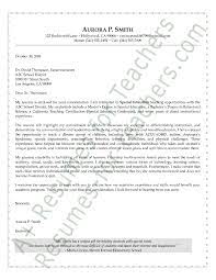Special Education Teacher Cover Letter Sample | Teacher Cover Letter Example,  Cover Letter For Resume, Letter To Teacher