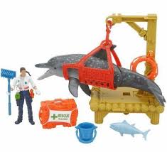 Animal Habitat Playset Dolphin Rescue By Animal Planet 26 99 The Sling Holds The Dolphin So The Biologist Acti Animal Habitats Animal Conservation Playset