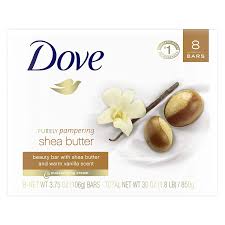 That's because dove isn't soap, it's a beauty bar. Amazon Com Dove Purely Pampering Beauty Bar For Softer Skin Shea Butter More Moisturizing Than Ordinary Bar Soap 3 75 Oz 8 Bars Bath Soaps Beauty