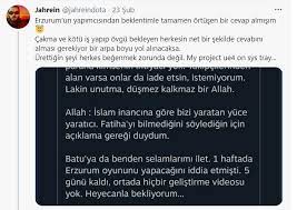 Jahrein türk yapımı oyun olan erzurum oynuyor. Erzurum Oyunu Sosyal Medyayi Ikiye Boldu Erzurum Oyunu Yapimcisi Ve Jahrein Arasindaki Gerilim Buyudu Teknoloji Haberleri