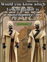 Of The Original 12 Back Star Wars Action Figures The Tusken Raider Or Sand People Has Had Very Few Des Vintage Star Wars Star Wars Toys Star Wars Collection