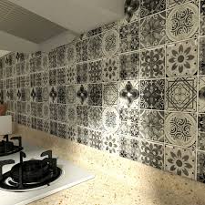 Peel and stick tile backsplash, hexagon aluminum metal kitchen backsplash tile, 12''x 12.3'' stick on kitchen (pack of 5) $35.99 $ 35. A17062 10 Sheets Peel And Stick Backsplash Tile For Kitchen Gray Talavera Mexican Tile