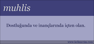 Muhlis Kelimesinin Anlami Nedir Muhlis Ne Demektir