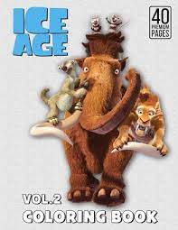 With approach of ice age all animals run to the south. Ice Age Coloring Book Vol2 Funny Coloring Book With 40 Images For Kids Of All Ages With Your Favorite Ice Age Characters By Bbt Coloring Book