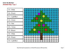 Choose a number 100 coloring page. Christmas Color By Number 1 100 Christmas Mystery Pictures By Whooperswan