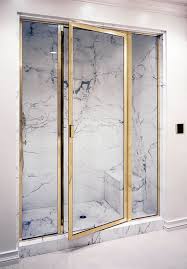 Bf91phx In Line Brass Frame Shower Enclosure Framed Shower Framed Shower Enclosures Shower Doors