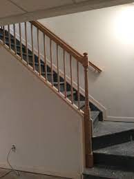 My stairwell is currently open, ie no banister. Removable Stair Railing Lake Orion Traditional Basement Detroit By Multi Drywall Partition Llc Houzz Au