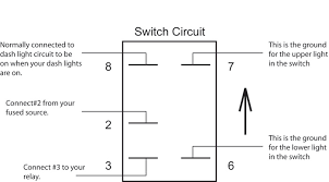 One wire goes to your manual switch so you can turn it on anytime, the other will tap into your reverse light circuit. Diagram On Wiring Rocker Switch With 5 Pin Wiring Diagram