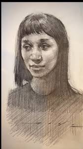 Model vs. the sketch! Barista sketch session @monikergeneral from a bit ago  in North Park. #northparksandiego #moniker #sketchbooktour #pencilsketches  #dailydrawings #drawingfaces #sandiegoart ...