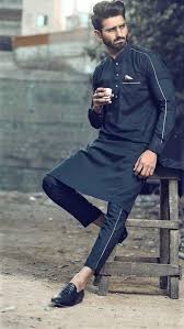 Pakistani Black Colour Kurta Pajama Design For Boy 2019 In 2020 Boys Kurta Design Kurta Designs Boys Kurta