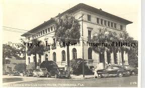 Post Office And Customs House Postcard Fernandina Beach Map Of Florida Post Office