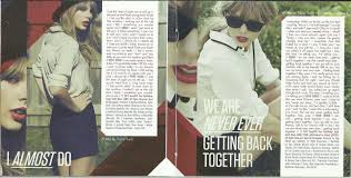 All in all, who is the 'red' album about? Red Album Standard Edition Booklet Taylor Swift Red Album Taylor Swift Red Booklet