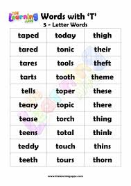 Habitually reserved and uncommunicative · tactful. Download Free Printable 5 Letter Word Starting With T 3