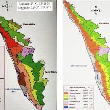 Geographical information for kerala state name: Soil Map Of Kerala 21 22 The Left Figure Is The Division Of Aez And Download Scientific Diagram