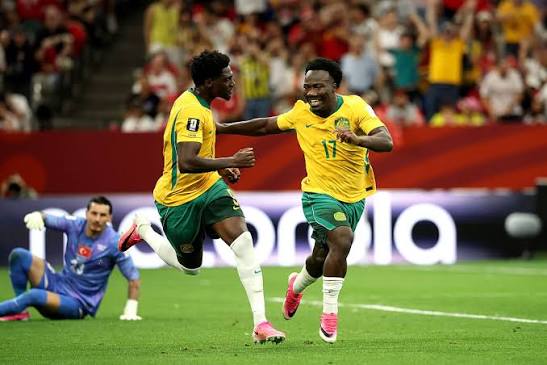 STATEMENT MADE! AUSTRALIA KICK OFF THEIR WORLD CUP CAMPAIGN WITH A 2-0 WIN OVER TURKIYE 🙌 #FIFAWorldCup #Socceroos