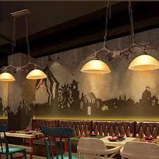 Antlers Pendelleuchte Kronleuchter Antik Pendelleuchten Restaurant Island Light Vintage Geweih Leuchte