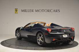 The extended warranty is a valuable peace of mind covering major parts that may fail over time with the italian exotic. Pre Owned 2014 Ferrari 458 Spider For Sale Miller Motorcars Stock 4513