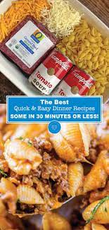 Prepackaged meal delivery services reduce the amount of time you have to spend in the kitchen getting meals ready. The Best Quick And Easy Dinner Recipes You Can Make