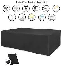 Prolong the life of your outdoor furniture with our durable covers. Cdgroup Extra Large Outdoor Coffee Table Cover Black Outdoor Dining Table Cover Heavy Duty Patio Furniture Covers Outdoor Furniture Cover Rattan Furniture Covers Waterproof Rectangular 121 X54 X38 Buy Online In Antigua And Barbuda