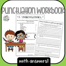 Punctuation Workbook Punctuation Posters Punctuation Workbook